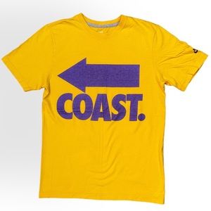 West Coast NIKE Sportswear Tee Los Angeles Lakers Medium T Shirt